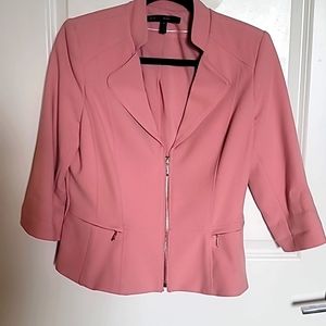 WHBM Rose Moto Jacket
